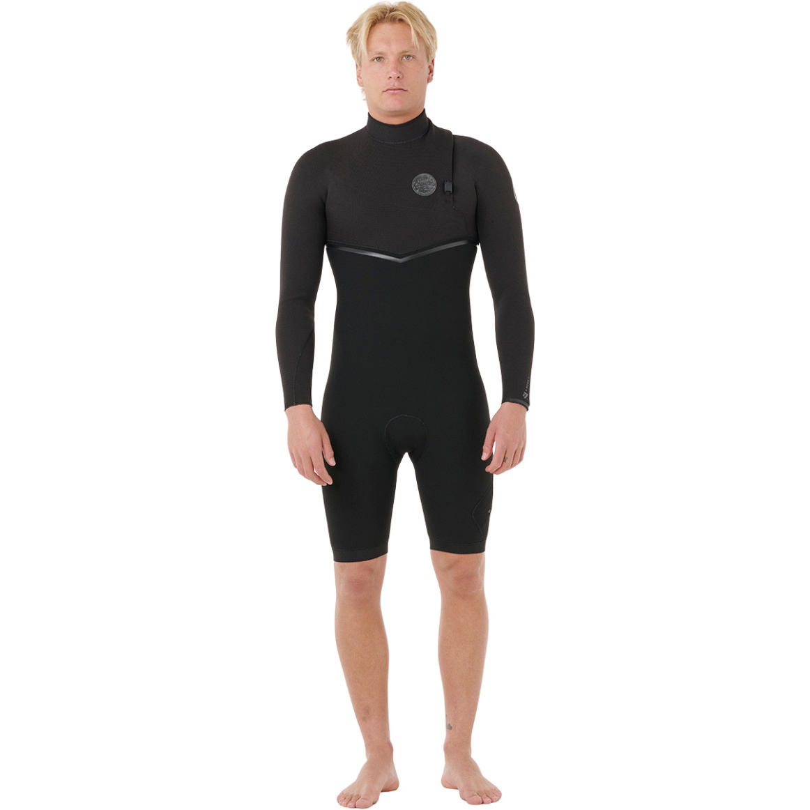 2026 Rip Curl Mens E-Bomb 2mm Zip Free Long Sleeve Spring Suit 123MSP - Black